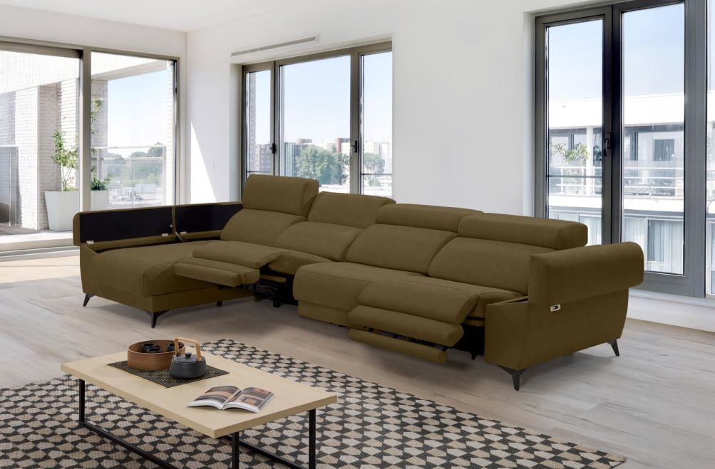 Sofá relax de tela Urbe Plus de HOME - principal