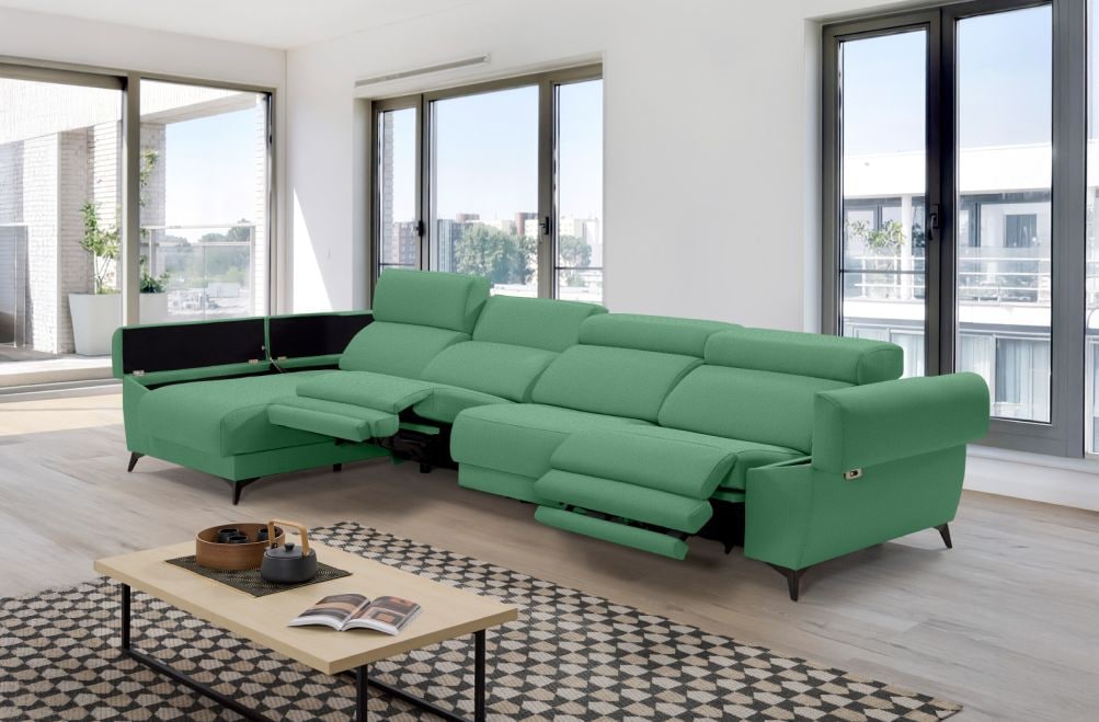 Sofá relax de tela Urbe Plus de HOME - principal