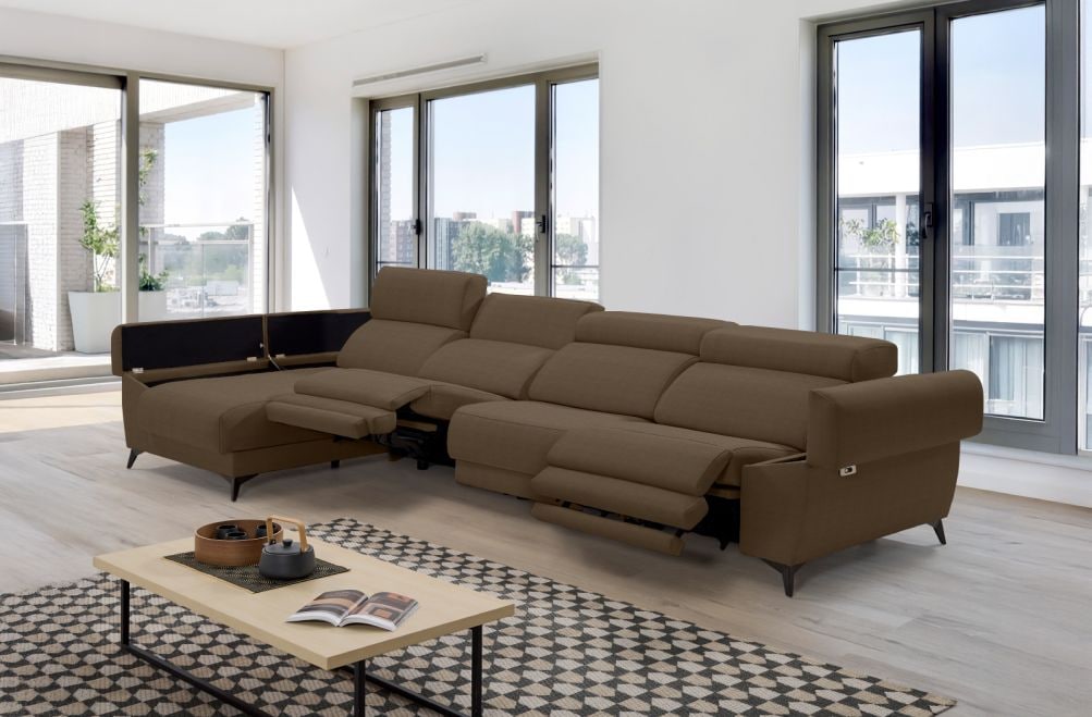 Sofá relax de tela Urbe Plus de HOME - principal