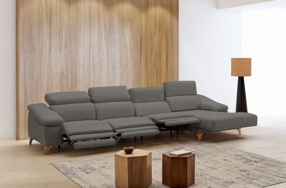 Sofá relax de tela Sara Plus de StyleKomfort - principal