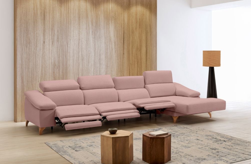 Sofá relax de tela Sara Plus de StyleKomfort - principal