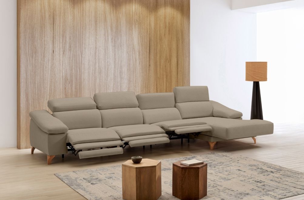 Sofá relax de tela Sara Plus de StyleKomfort - principal