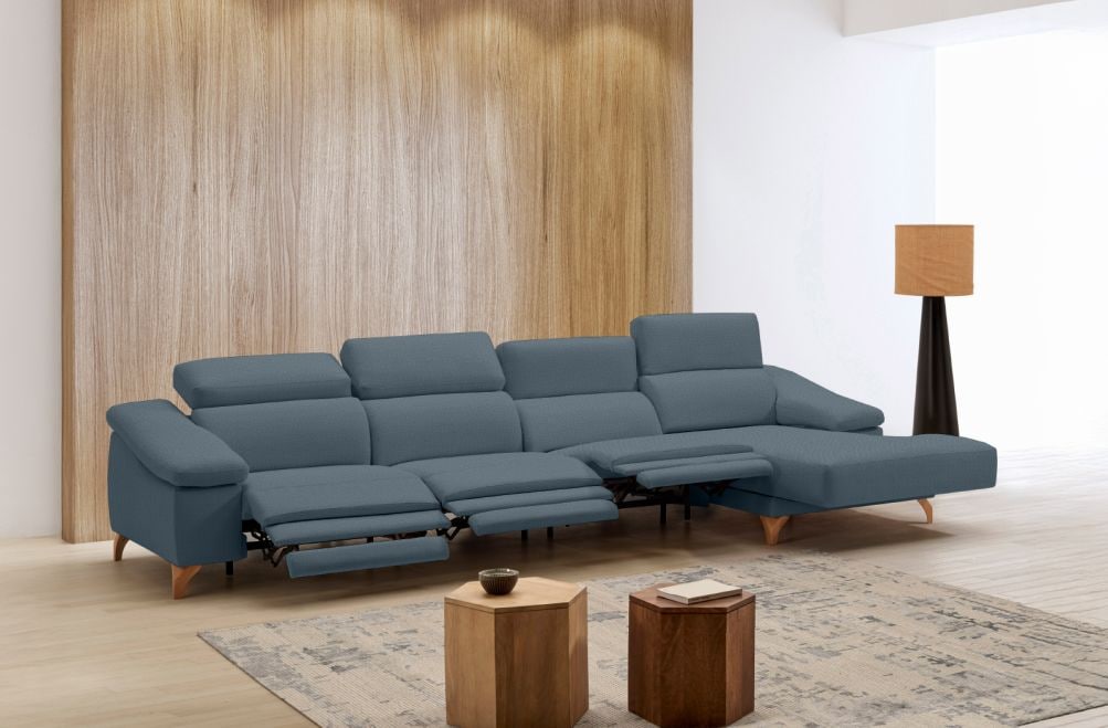 Sofá relax de tela Sara Plus de StyleKomfort - principal