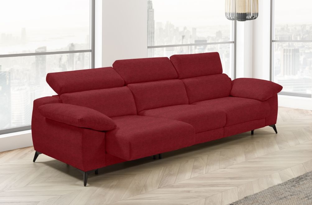 Sofá cama apertura italiana de tela Zaira Plus de StyleKomfort - principal