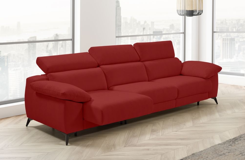 Sofá cama apertura italiana de tela Zaira Plus de StyleKomfort - principal