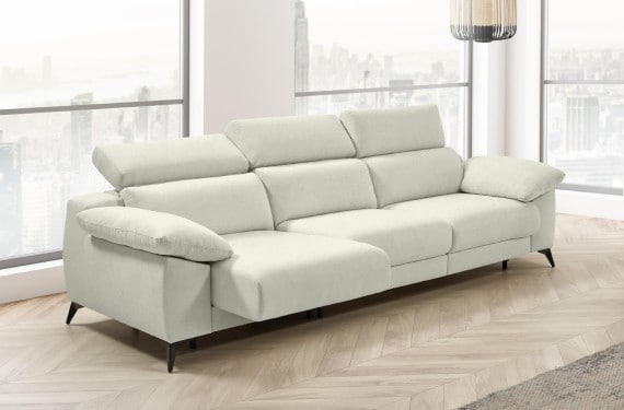 Sofá cama apertura italiana de tela Zaira Plus de StyleKomfort - principal