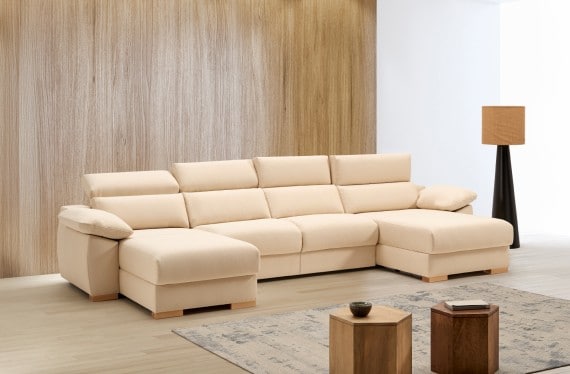 Sofá cama apertura italiana de tela Triana Plus de StyleKomfort - principal