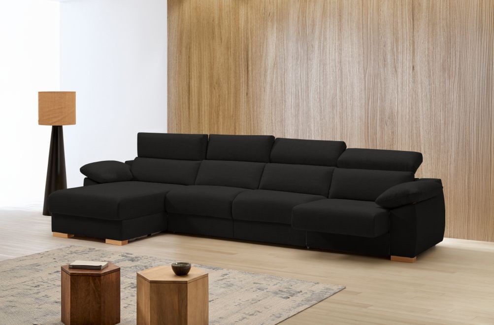 Sofá cama apertura italiana de tela Triana Plus de StyleKomfort - principal