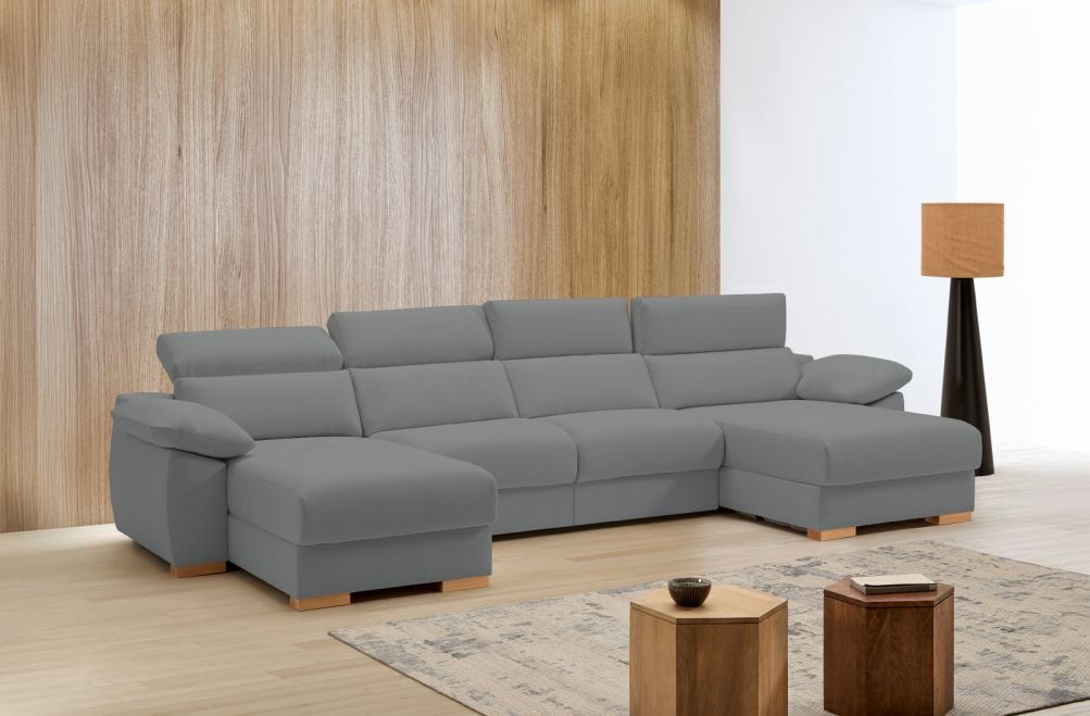 Sofá cama apertura italiana de tela Triana Plus de StyleKomfort - principal