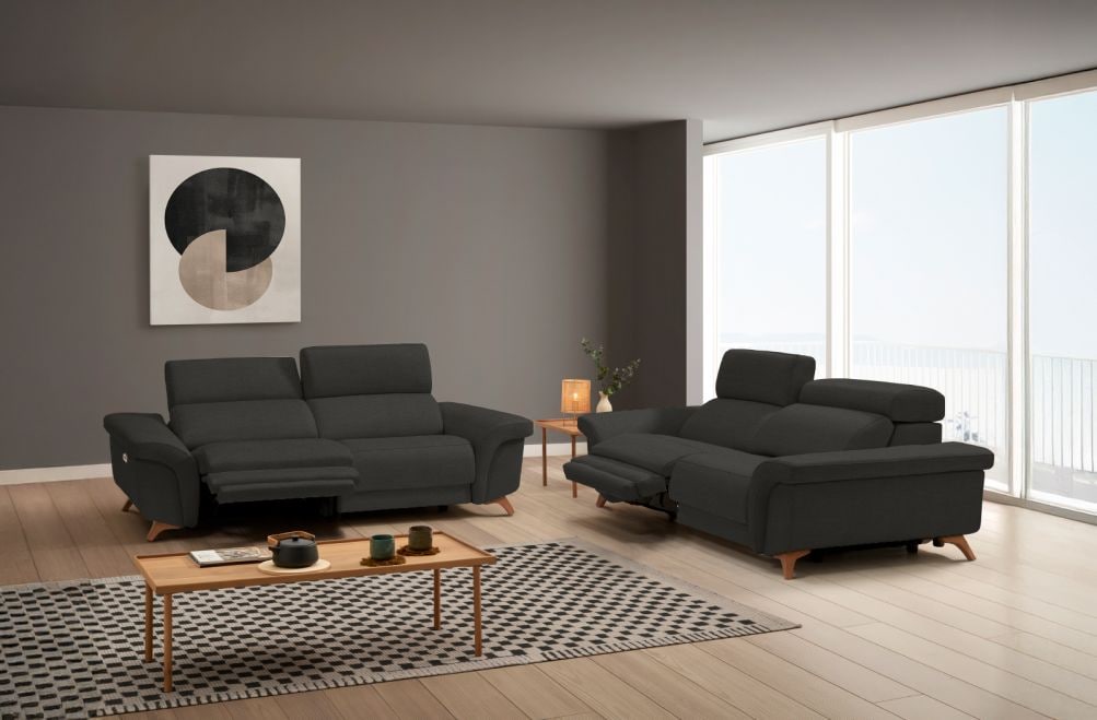 Sofá relax de tela Greta de HOME - principal