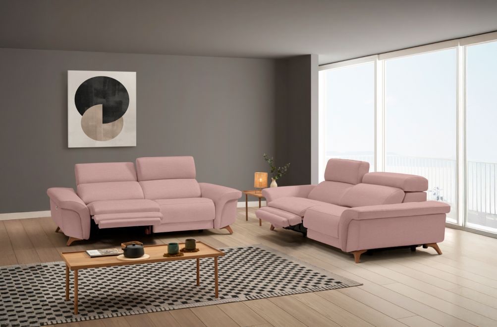 Sofá relax de tela Greta de HOME - principal