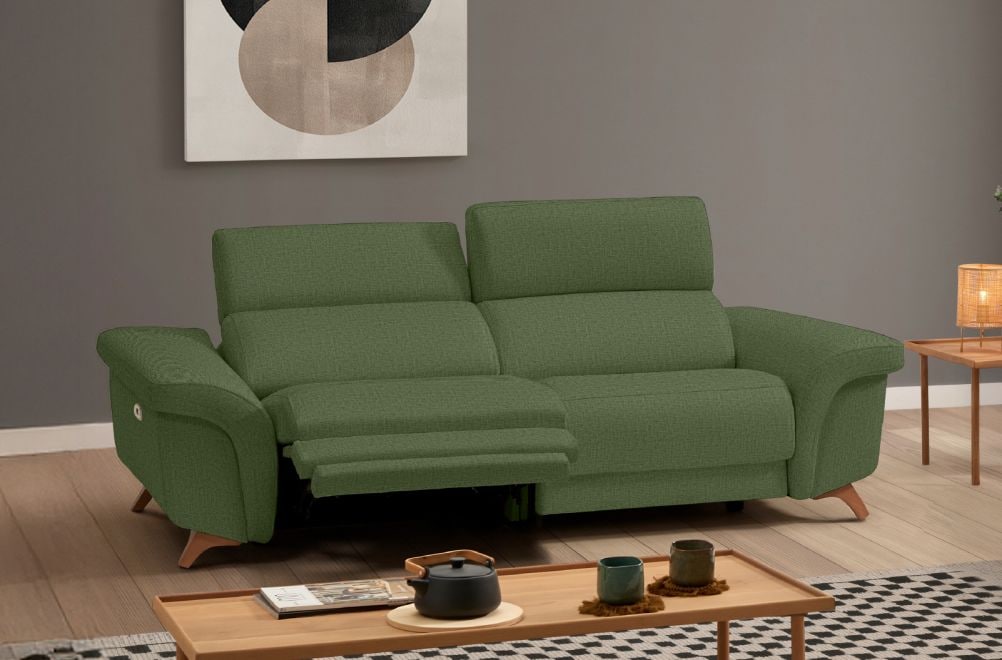 Sofá relax de tela Greta de HOME - principal