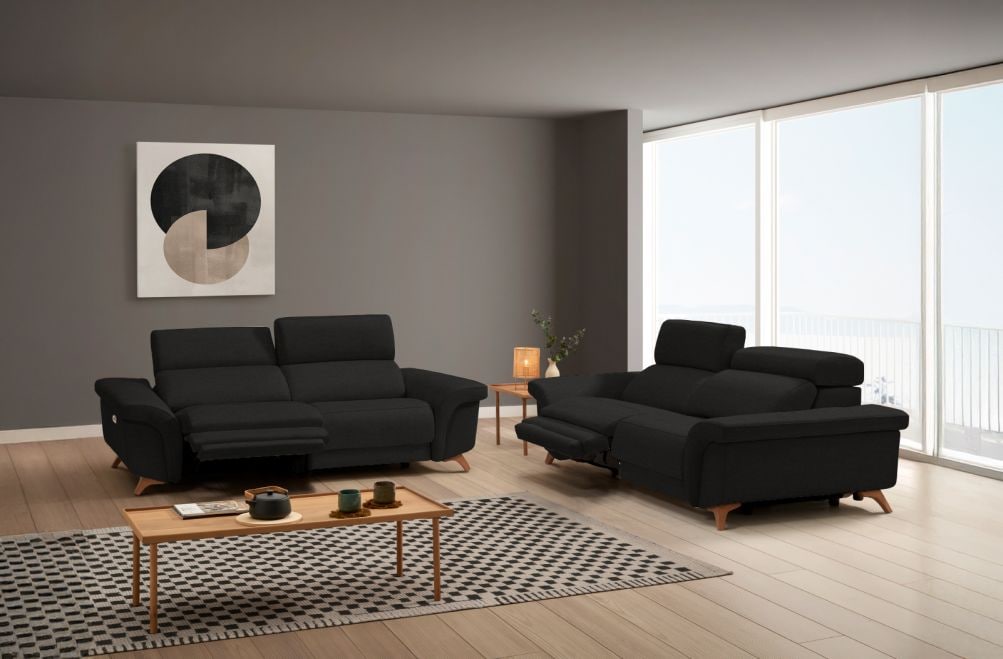 Sofá relax de tela Greta de HOME - principal