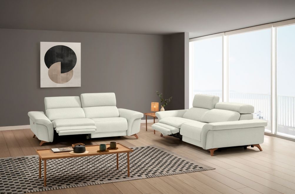 Sofá relax de tela Greta de HOME - principal