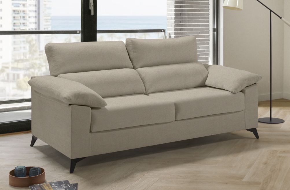 Sofá cama de apertura italiana de tela Lander de HOME - principal