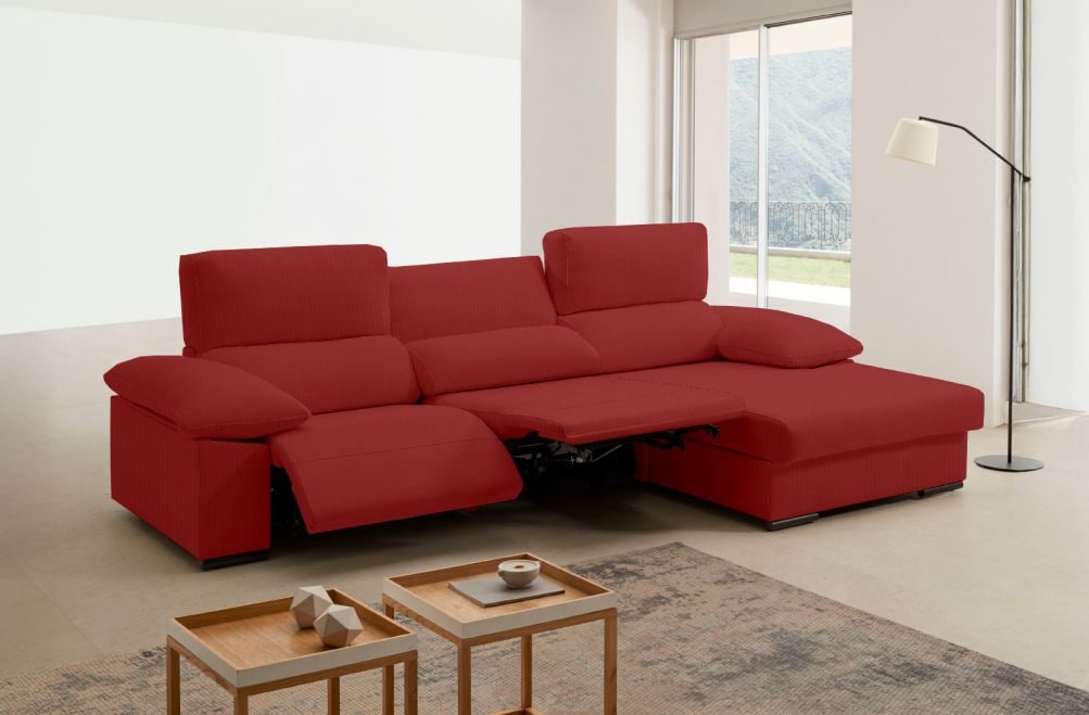 Sofá relax de tela Mina de HOME - principal