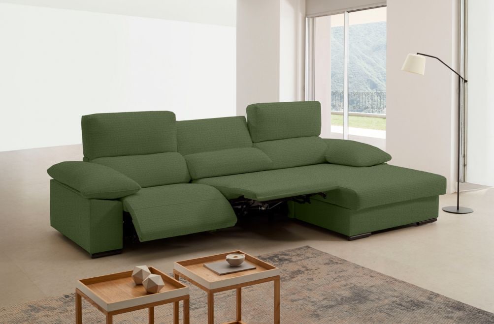 Sofá relax de tela Mina de HOME - principal