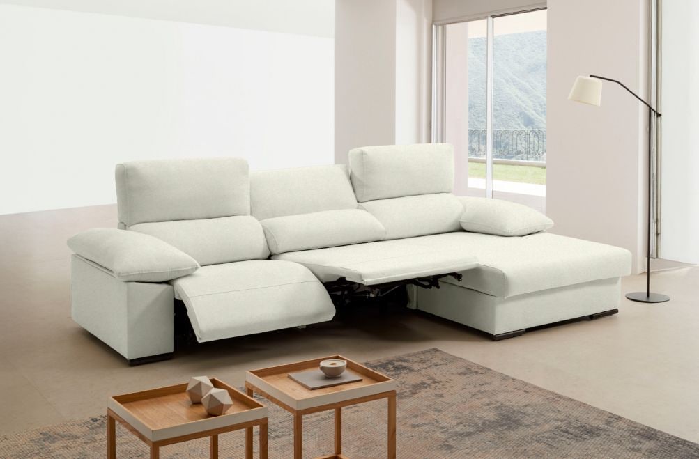 Sofá relax de tela Mina de HOME - principal