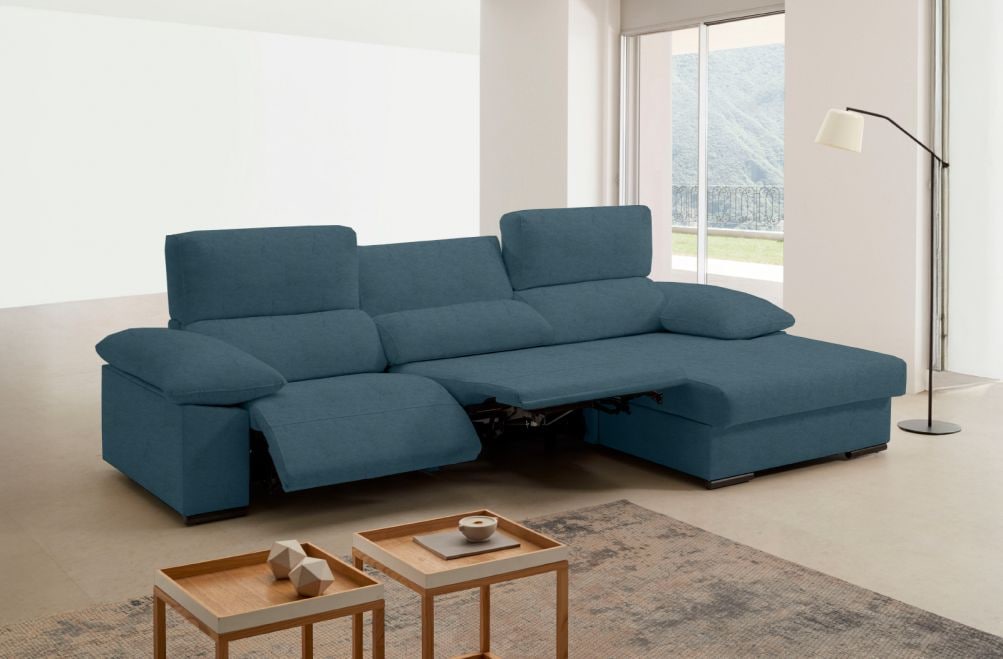 Sofá relax de tela Mina de HOME - principal