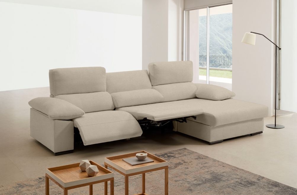 Sofá relax de tela Mina de HOME - principal