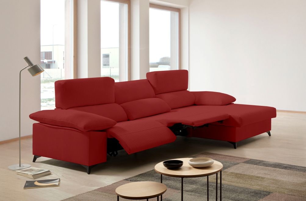 Sofá relax de tela Jana de HOME - principal