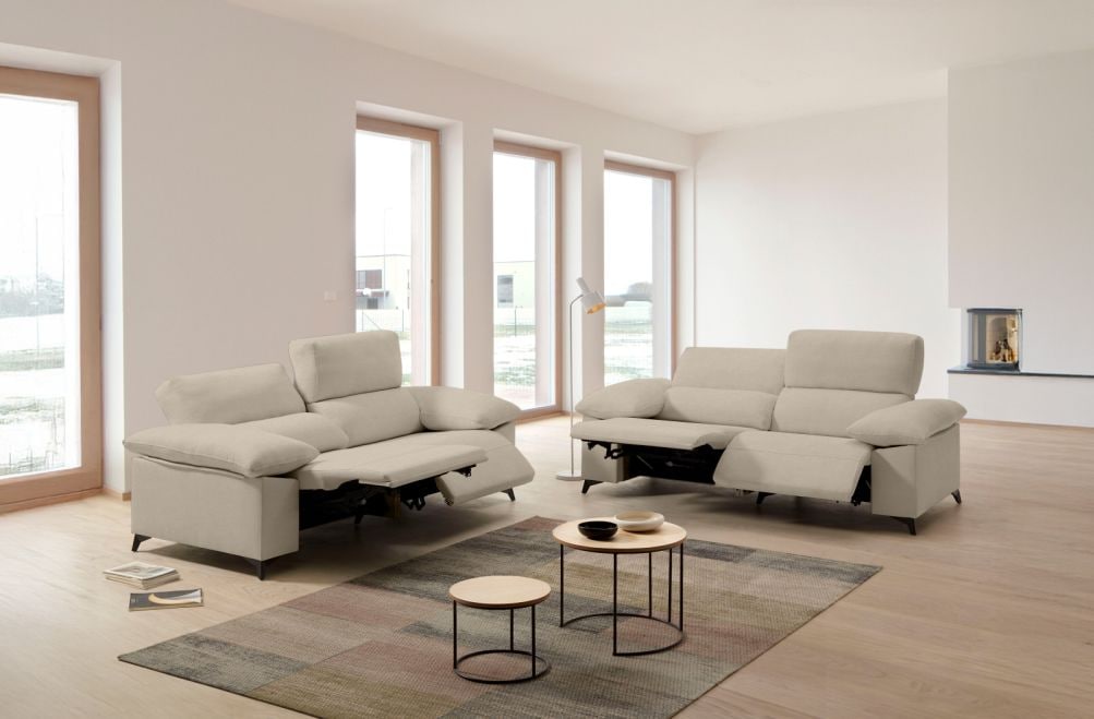 Sofá relax de tela Jana de HOME - principal