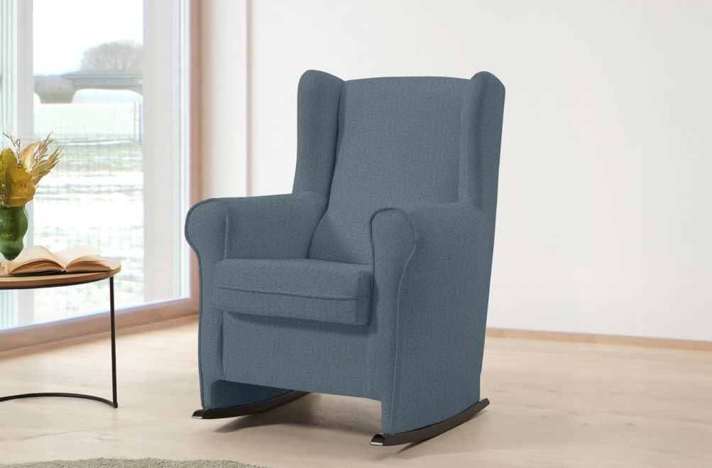 Sillón mecedor de tela Olivia de HOME - principal