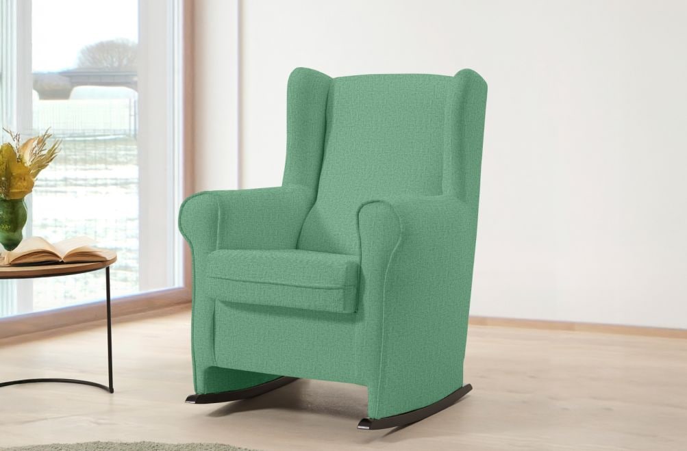 Sillón mecedor de tela Olivia de HOME - principal
