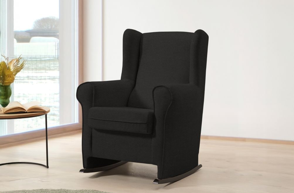 Sillón mecedor de tela Olivia de HOME - principal