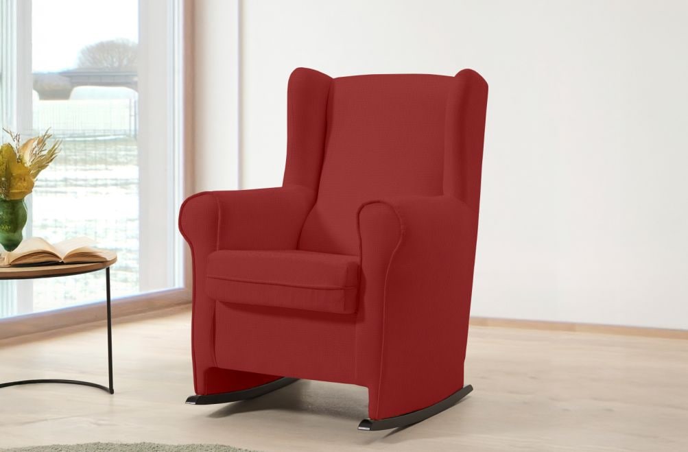 Sillón mecedor de tela Olivia de HOME - principal
