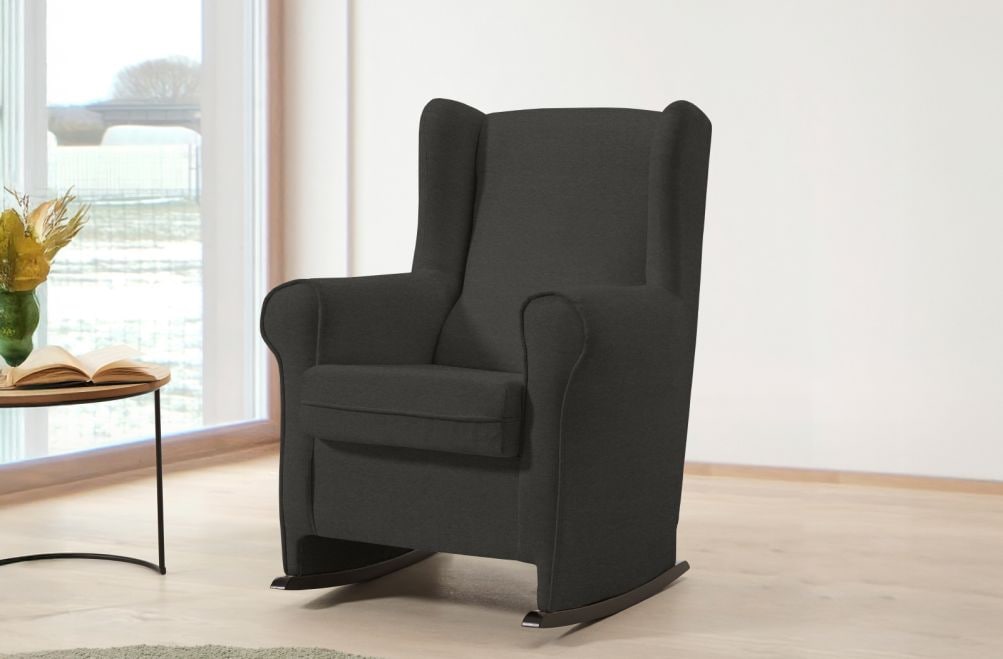 Sillón mecedor de tela Olivia de HOME - principal