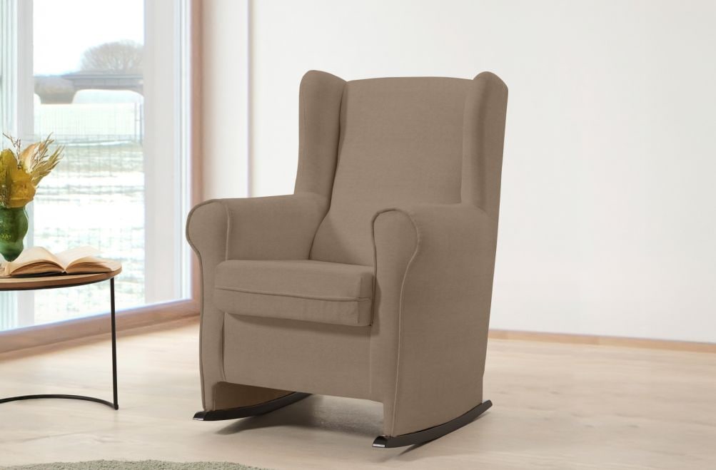 Sillón mecedor de tela Olivia de HOME - principal