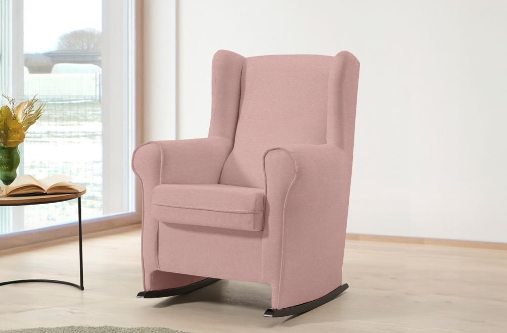 Sillón mecedor de tela Olivia de HOME - principal