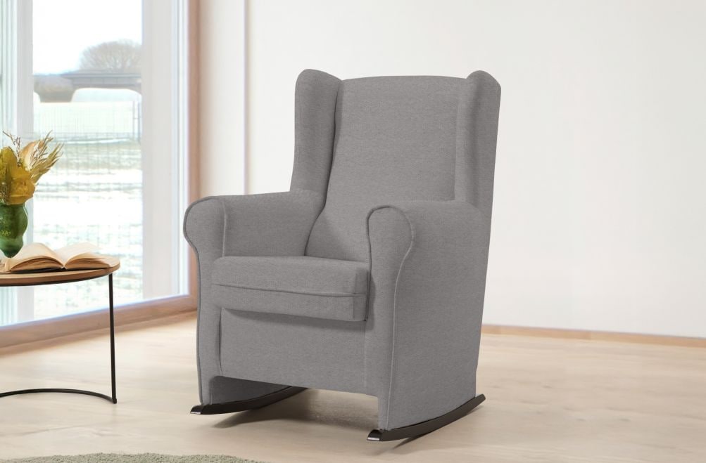 Sillón mecedor de tela Olivia de HOME - principal