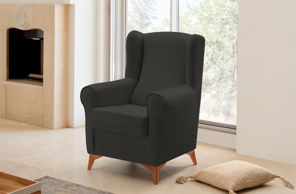 Sillón de tela Grace de HOME - principal