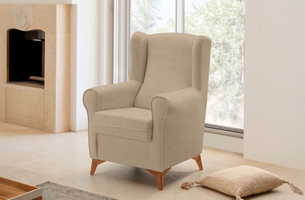 Sillón de tela Grace de HOME - principal