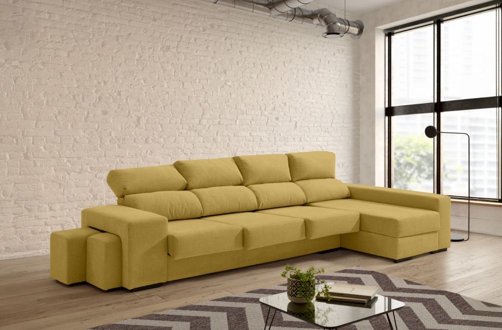 Sofá de tela Moly Plus de HOME - principal