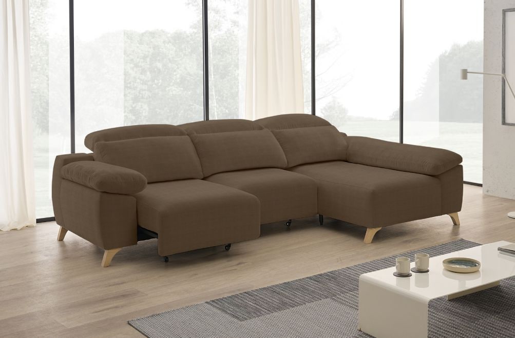 Sofá chaise longue de tela Boost de StyleKomfort - principal