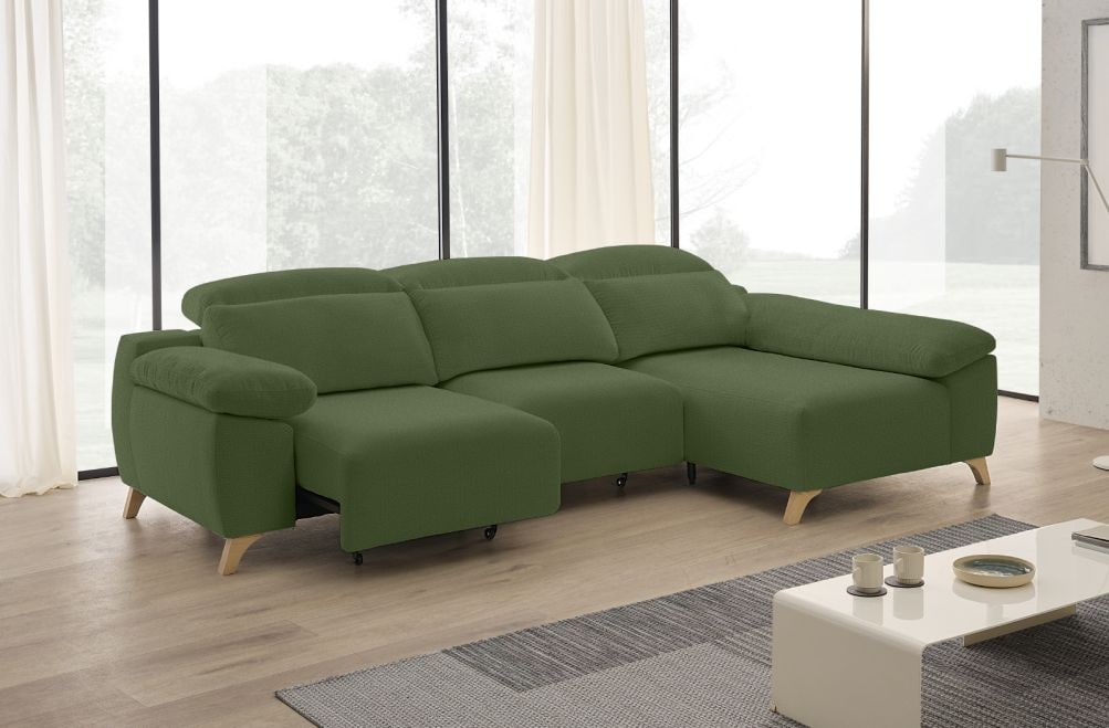 Sofá chaise longue de tela Boost de StyleKomfort - principal