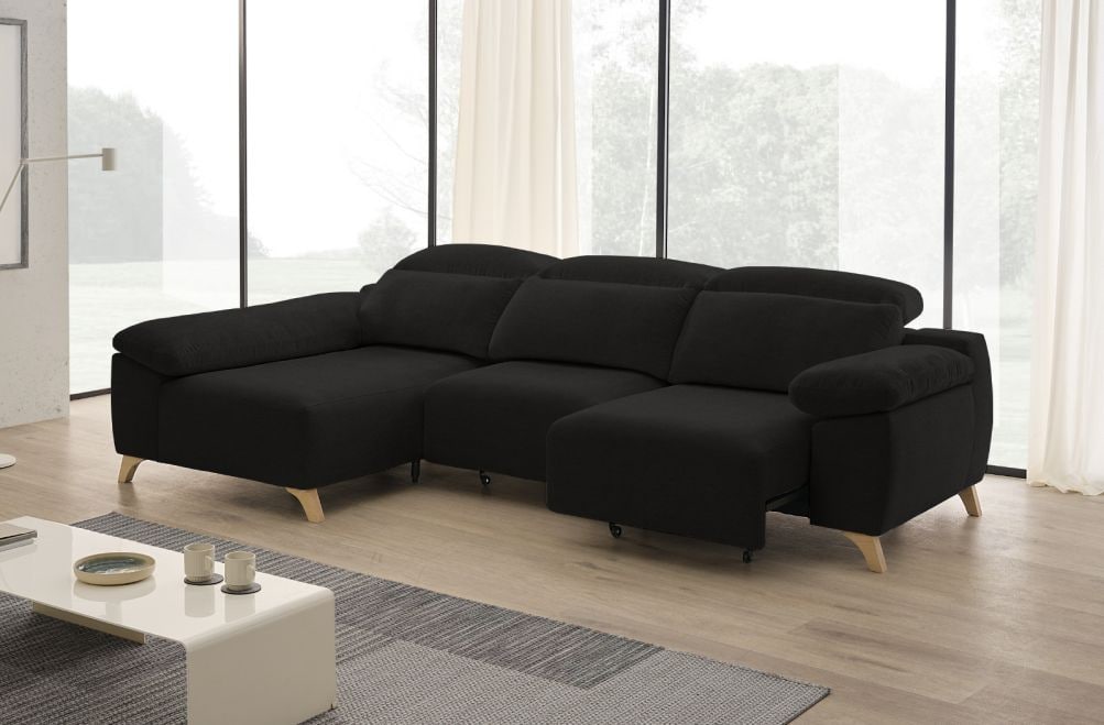 Sofá chaise longue de tela Boost de StyleKomfort - principal