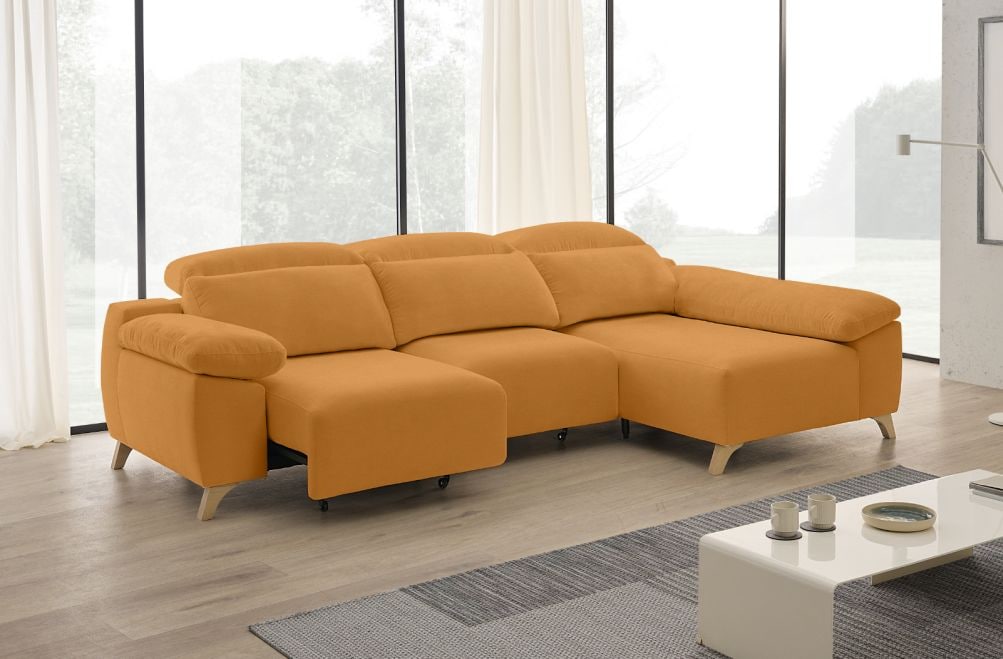 Sofá chaise longue de tela Boost de StyleKomfort - principal