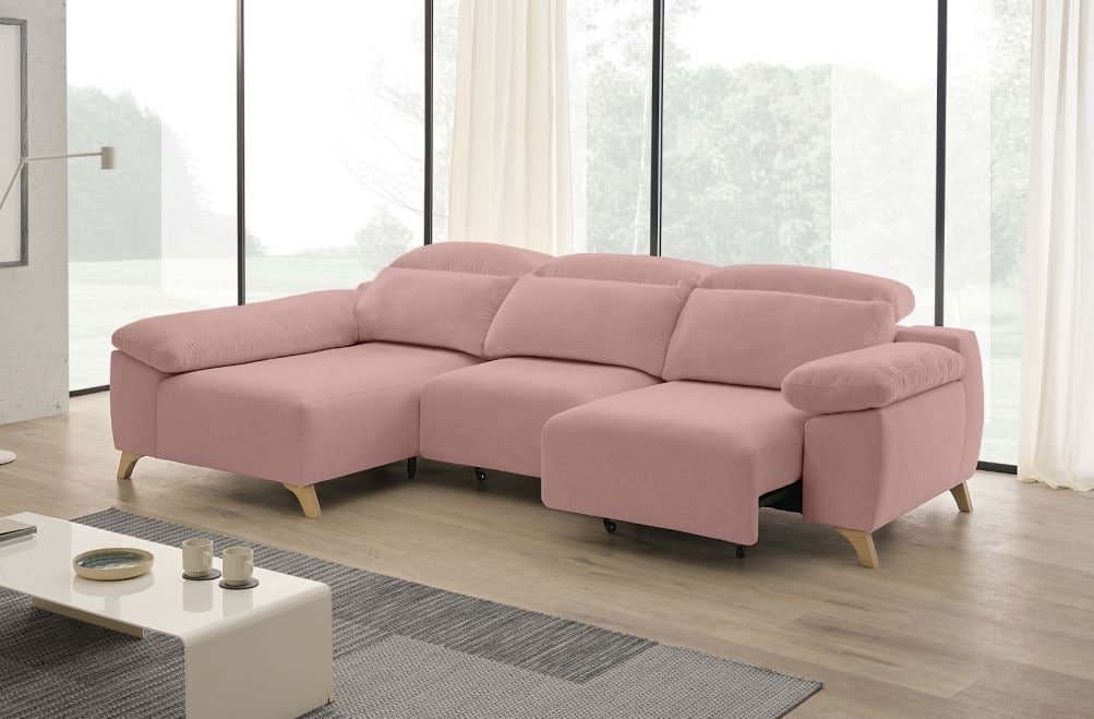 Sofá chaise longue de tela Boost de StyleKomfort - principal