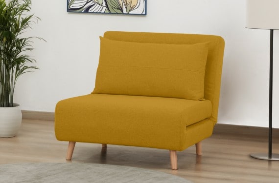 Sofá cama de tela Level de HOME - principal