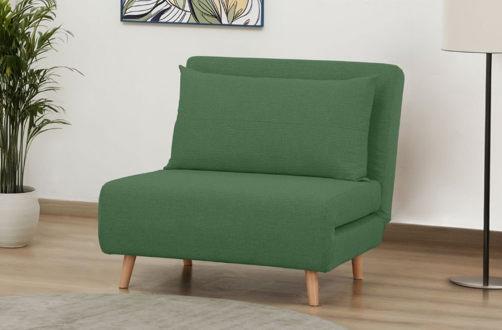 Sofá cama de tela Level de HOME - principal
