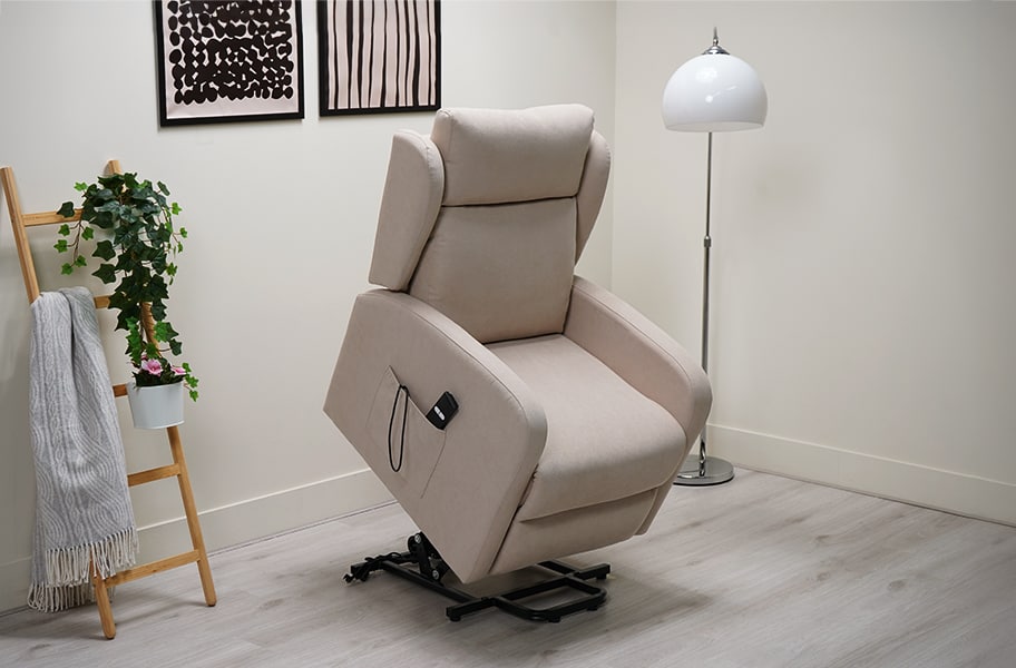Sillón relax de tela Leny power-lift de HOME - principal