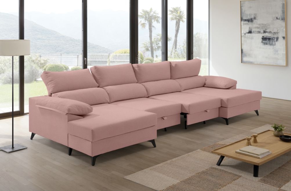 Sofá de tela Hércules de HOME - principal