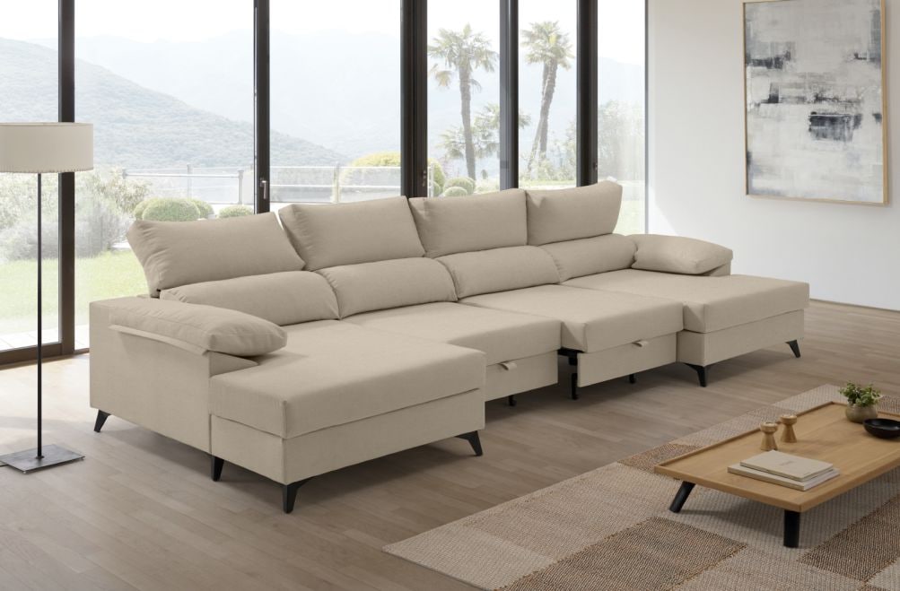 Sofá de tela Hércules de HOME - principal