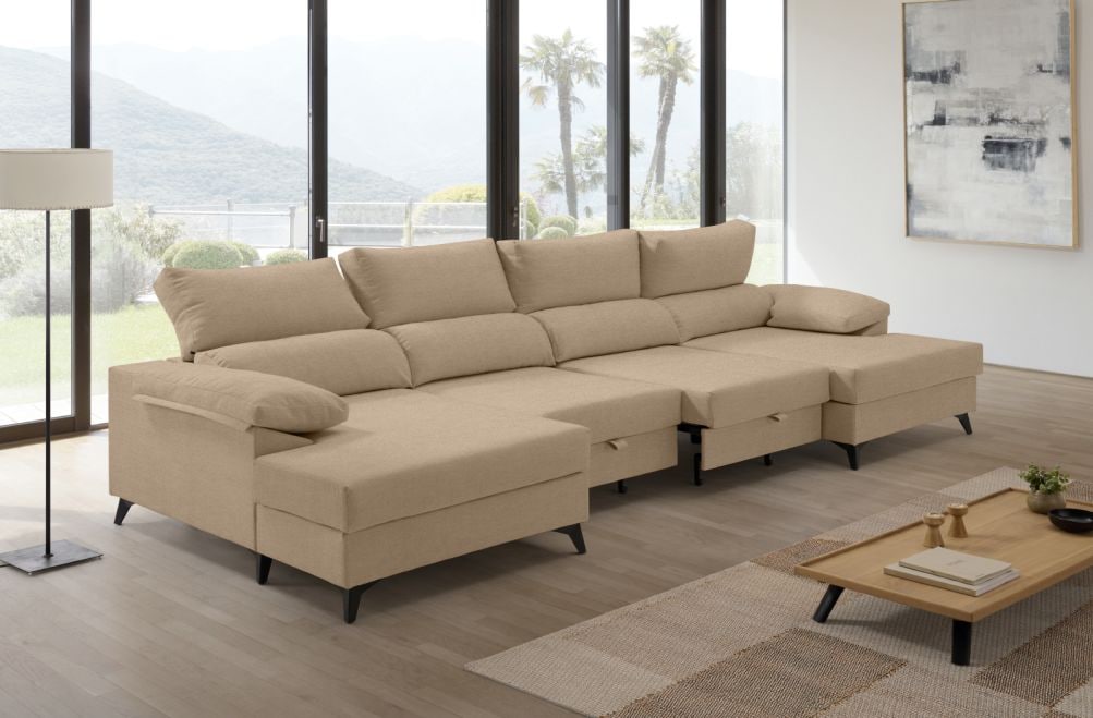 Sofá de tela Hércules de HOME - principal