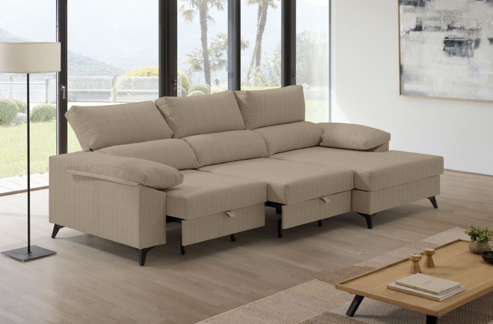 Sofá de tela Hércules de HOME - principal