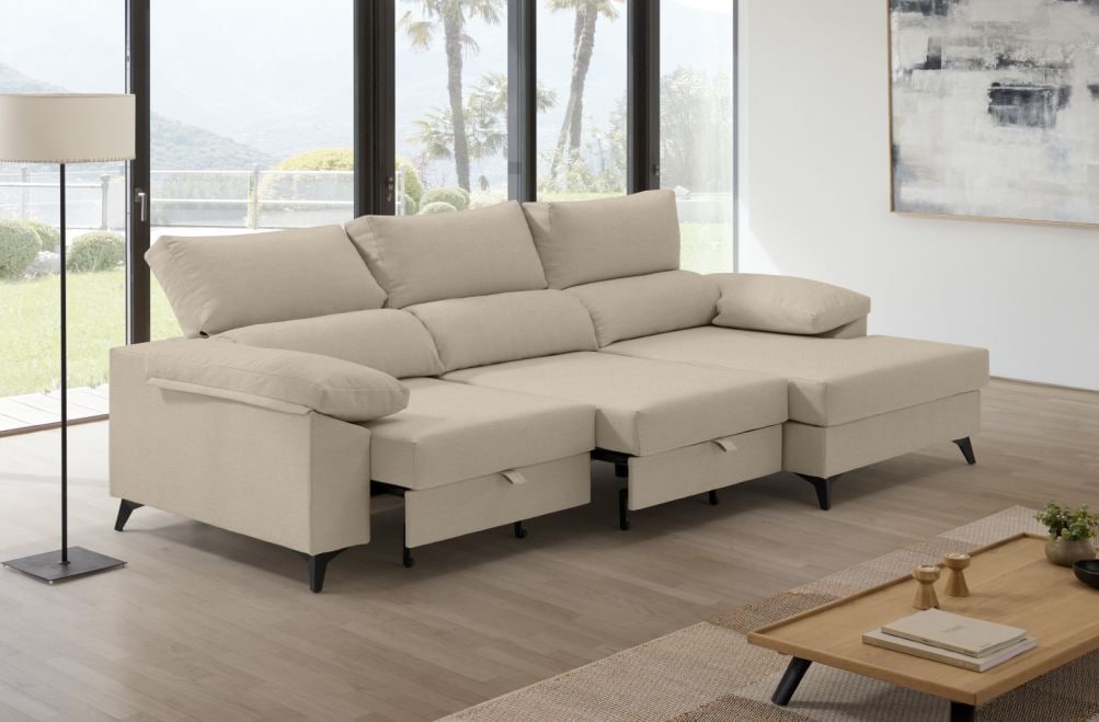 Sofá de tela Hércules de HOME - principal